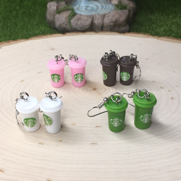 Starbucks Coffee Drink Earrings - Picture 8 of 9